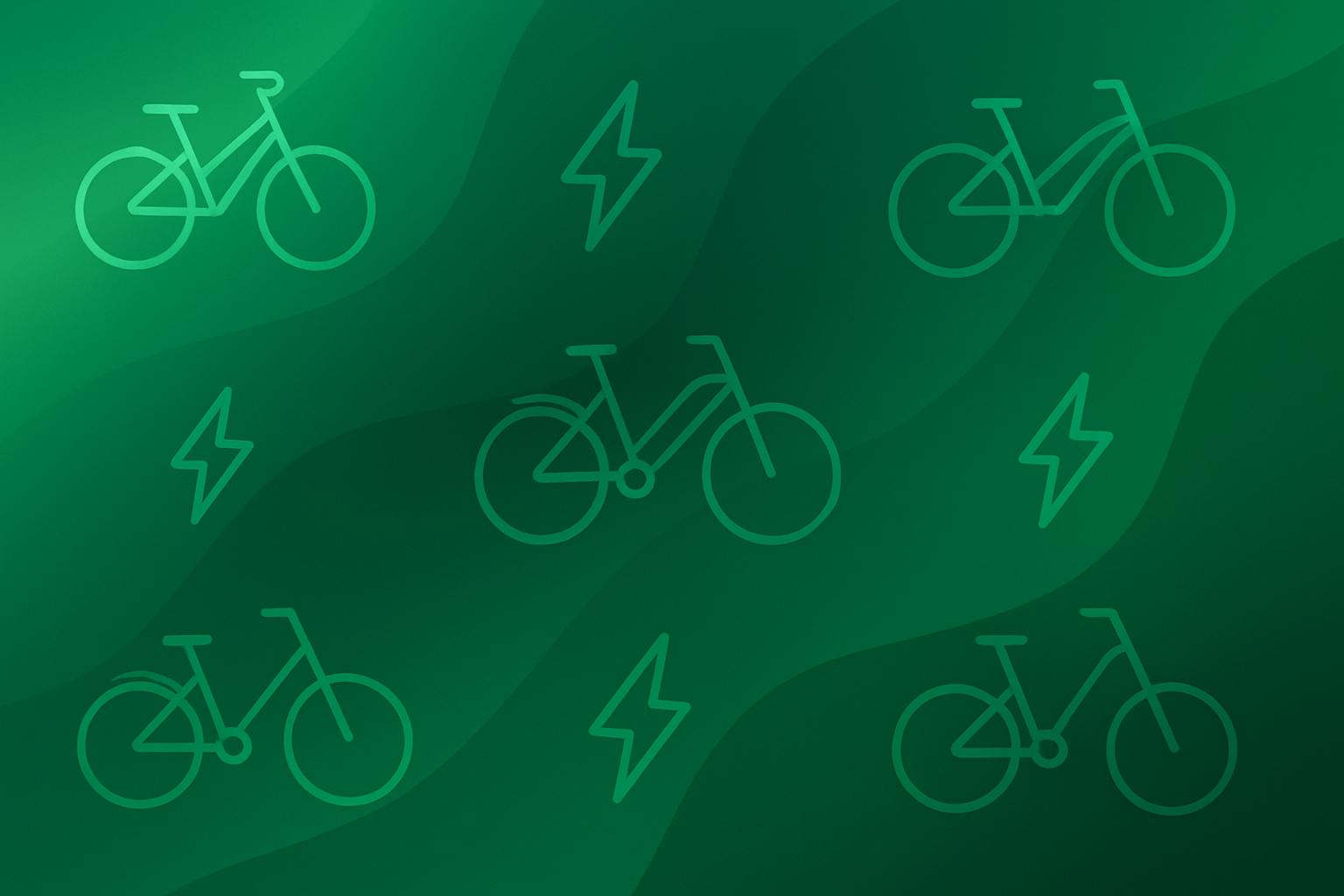 green background related with legend ebikes