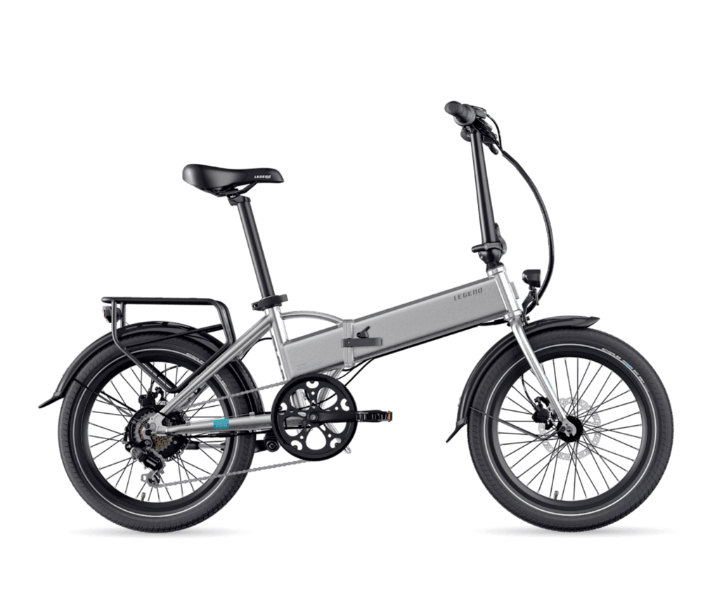 Bicicleta Eléctrica Plegable De 20 Pulgadas Y 6 Velocidades, Motor